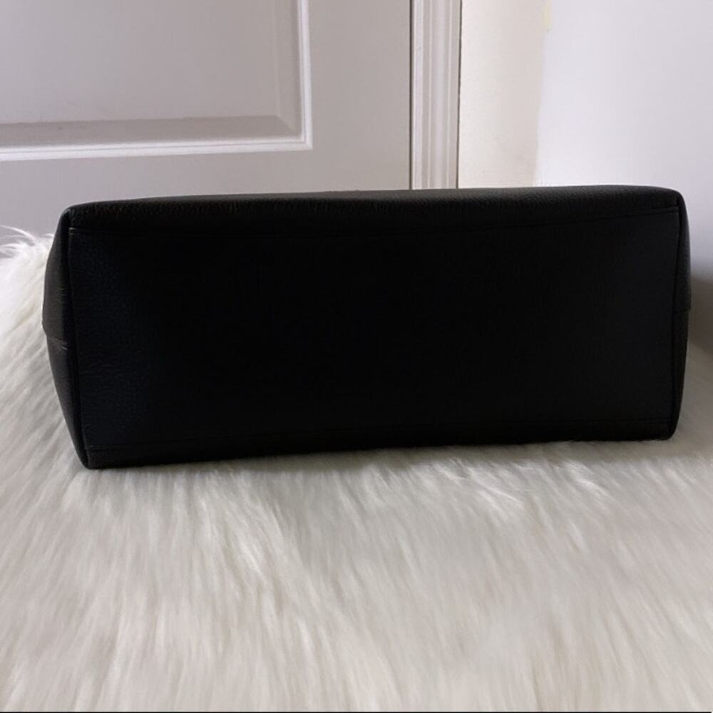 New Coach Gallery Tote Bag With Diary Embroidery/Pebble Leather/Black - Picture 5 of 11